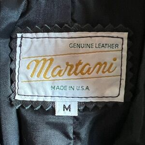 Martani Genuine Leather Jacket long vintage 80s emerald green trench coat medium